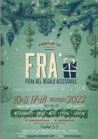 Fiera Regalo Accessibile 10 e11 - 17 e 18 dicembre 2022