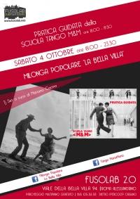 La Bella Villa &ndash; Milonga Popolare + Pratica guidata - 4 ottobre