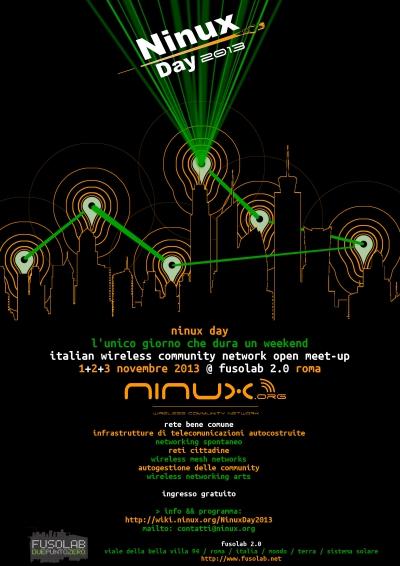 Ninux Day: 1-3 Novembre