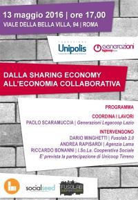 DALLA SHARING ECONOMY ALL&rsquo;ECONOMIA COLLABORATIVA