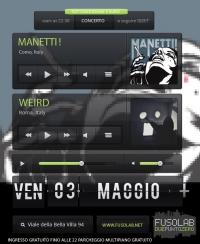 LIVE@FUSOLAB: Manetti! + Weird in concerto - Venerd&igrave; 3 Maggio