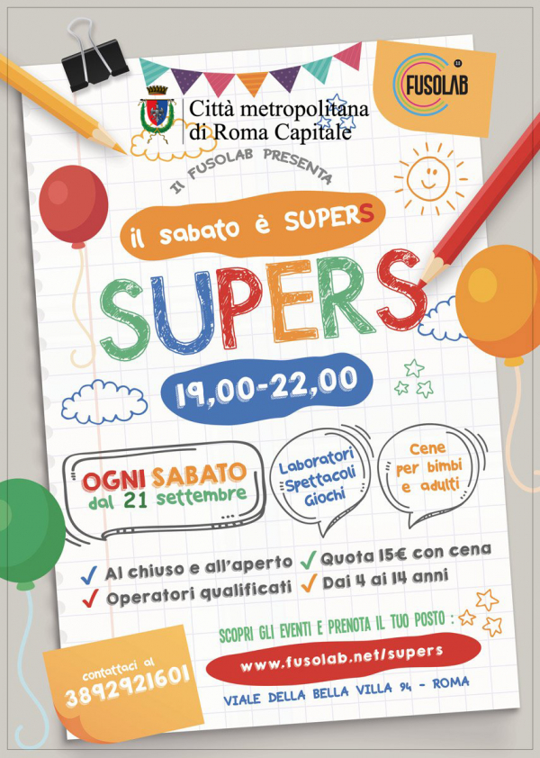 SuperS - eventi per bambin* e ragazz* - Febbraio 2026
