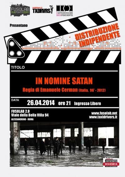 Proiezione "In nomine satan"