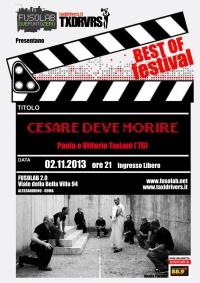 Proiezione &ldquo;Cesare deve morire&rdquo;