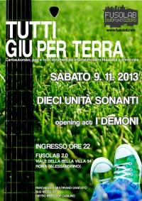 &ldquo;Tutti gi&ugrave; per terra&rdquo;: I Demoni + Dieci Unit&agrave; Sonanti