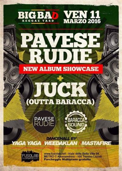 **PAVESE + JUCK** aka **BARACCA SOUND** LADIES FREE Dancehall by Yaga Yaga, Weedaklan &amp; Mastafire