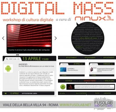 Digital Mass #6: Android: da Hello World all'interazione con un robot in sole 4 ore - Sabato 13 Aprile